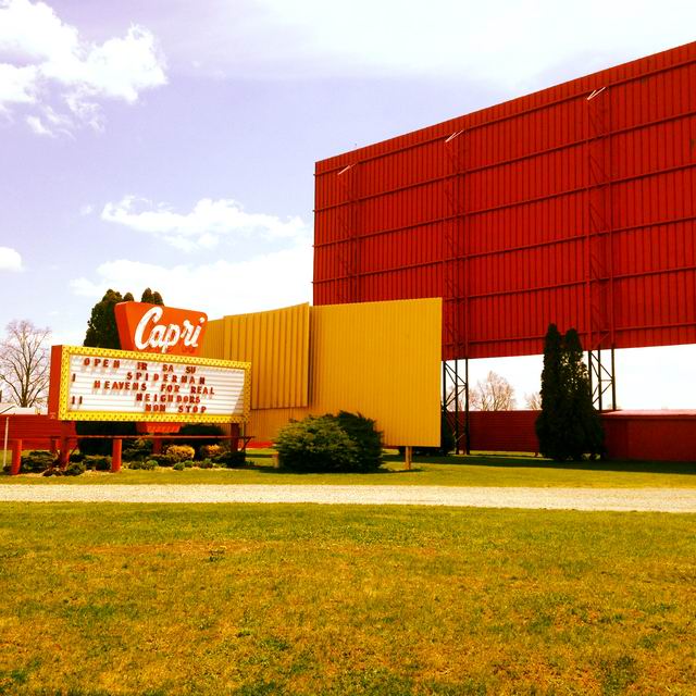 Capri Drive-In Theatre - Summer 2014 (newer photo)